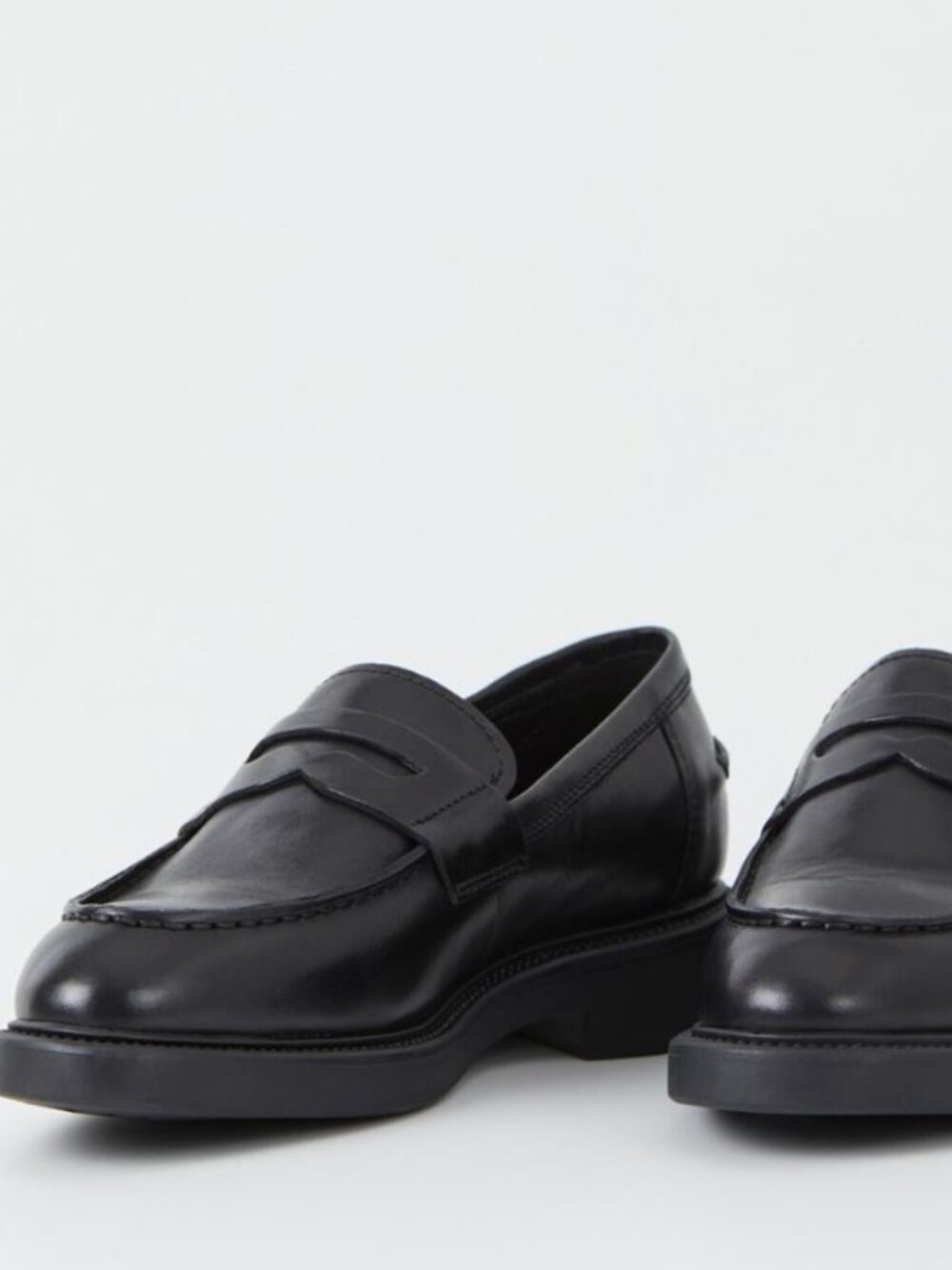 Vagabond Alex W Loafers - Black Leather - US 8
